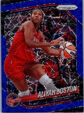 Aliyah Boston 2025 Panini Prizm WNBA Blue #75 Indiana Fever