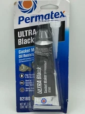 Permatex 82180 Ultra Black Maximum Oil Resistance RTV Silicone Gasket Maker,