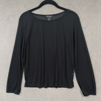 The Limited Top Womens L Y2K Sheer Goth Vamp Witchy Punk Sexy Dark Festival Edgy