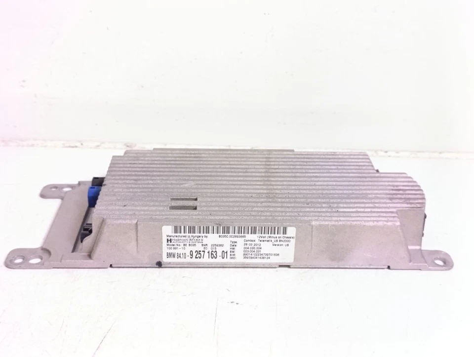 BMW X5 E70 2013 Bluetooth Modul Steuergerät 9257163 BOS116858 - Immagine 4 di 4