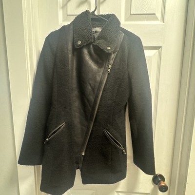 Women's EUNG of Seoul Black Jacket Size Large Zipper Pockets