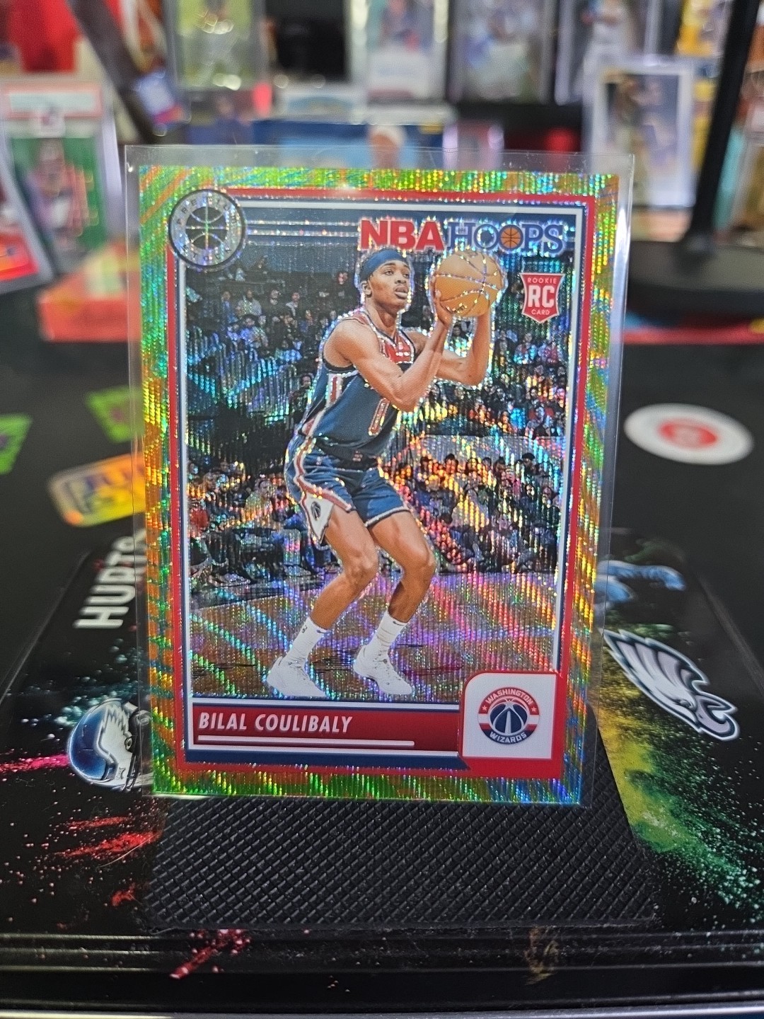 2023-24 Panini Nba Hoops Premium Stock - Bilal Coulibaly #175 Multi Wave Prizm