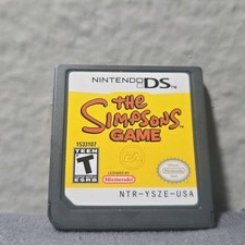 Guaranteed Work The Simpsons Game (Nintendo DS, 2007) Card Only [E]