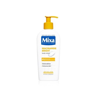 MIXA body lotion: Niacinamide Bright  1ct./ 250mll Made in Germany-FREE SHIPPING