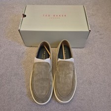 Ted Baker Men's Brown Suede Loafer Slip-On Shoes Size UK 9 Hampshire