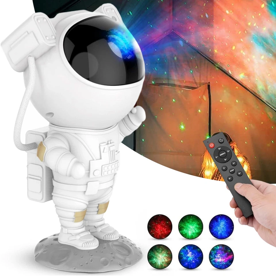 Astronaut Nachtlicht Galaxy Projektor Mit Zeitschaltuhr Fernbedienung LED - Bild 2 von 4