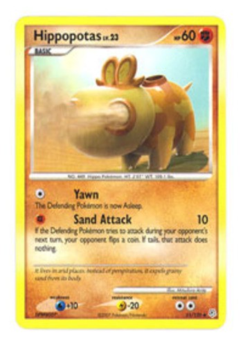 Hippopotas - 51/130 - Uncommon - NM - Diamond and Pearl