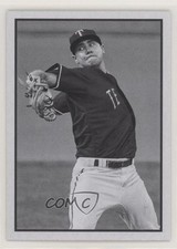 2019 Bowman Heritage Prospects Black & White Brock Burke #53P-108 0mz5
