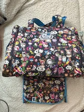 New Tokidoki x JuJuBe Hello Kitty Dream World Be Prepared Bag + Changing Pad