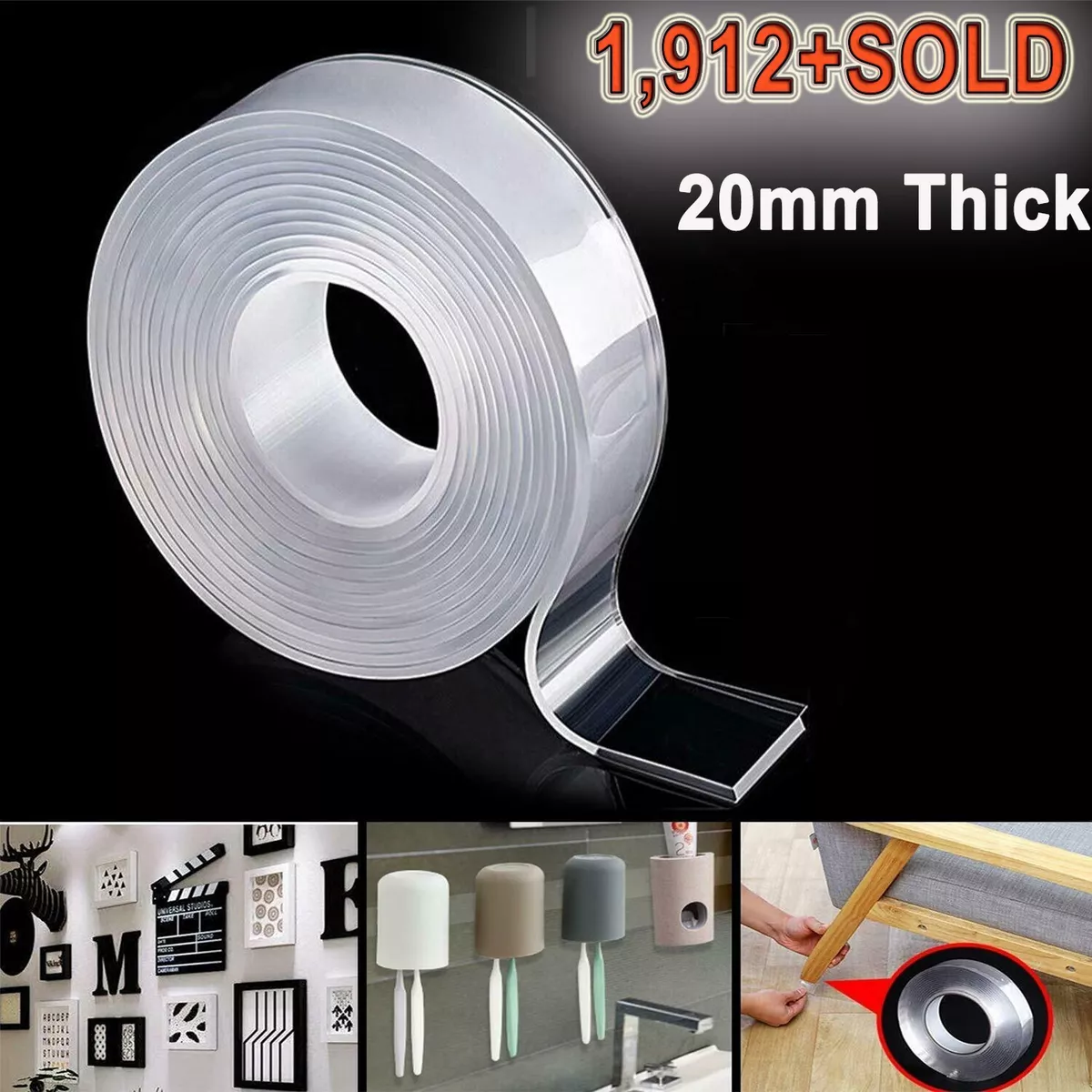 Carpet Transparent Double Sided Tape Clear No Residual Double Tape