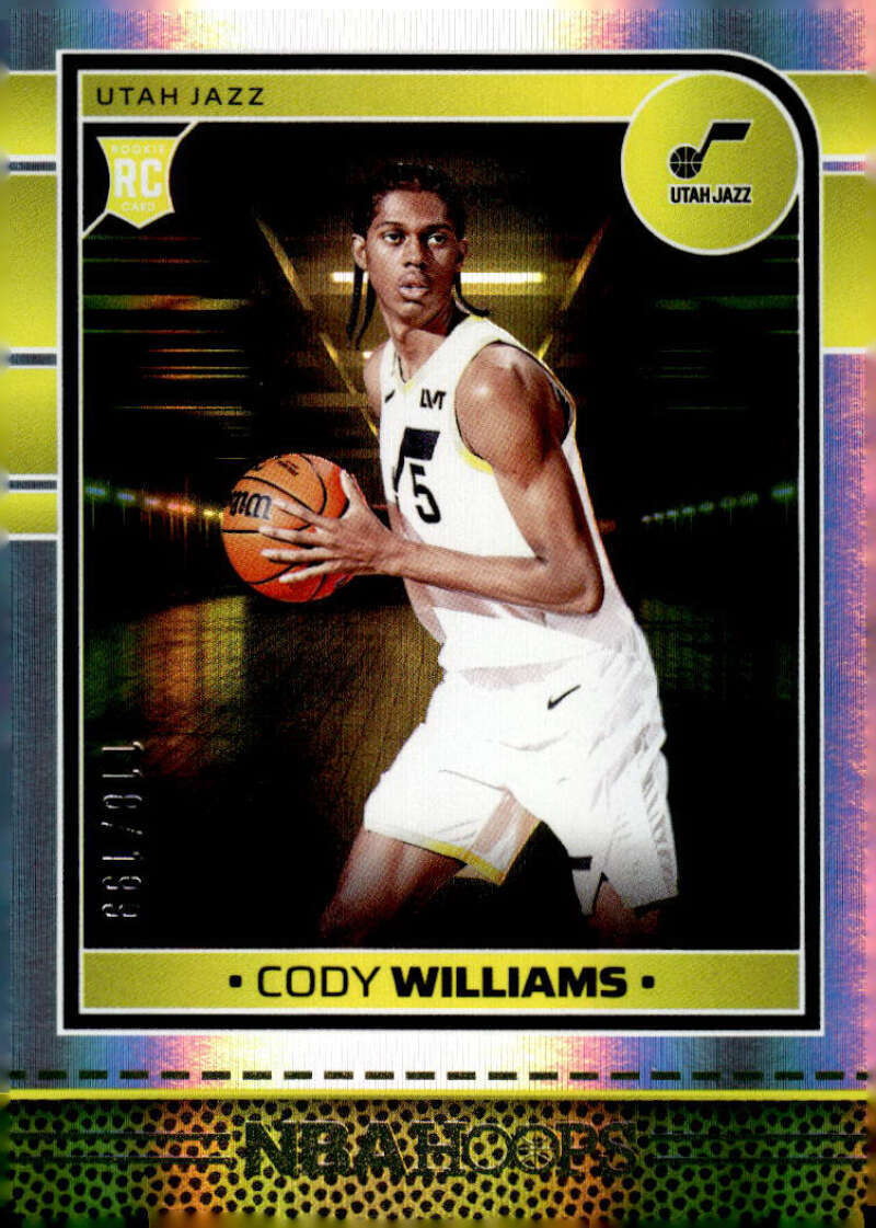 Cody Williams RC 2024-25 Panini Hoops /199 Premium Box Set #240 ROOKIE ID:128864