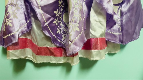 Disney Junior SOPHIA THE FIRST Purple HALLOWEEN Costume Dress Girl 5-6 Nightgown - Picture 11 of 12