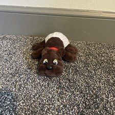 Pound Puppies Newborn Brown Puppy With Diaper Plush 8  