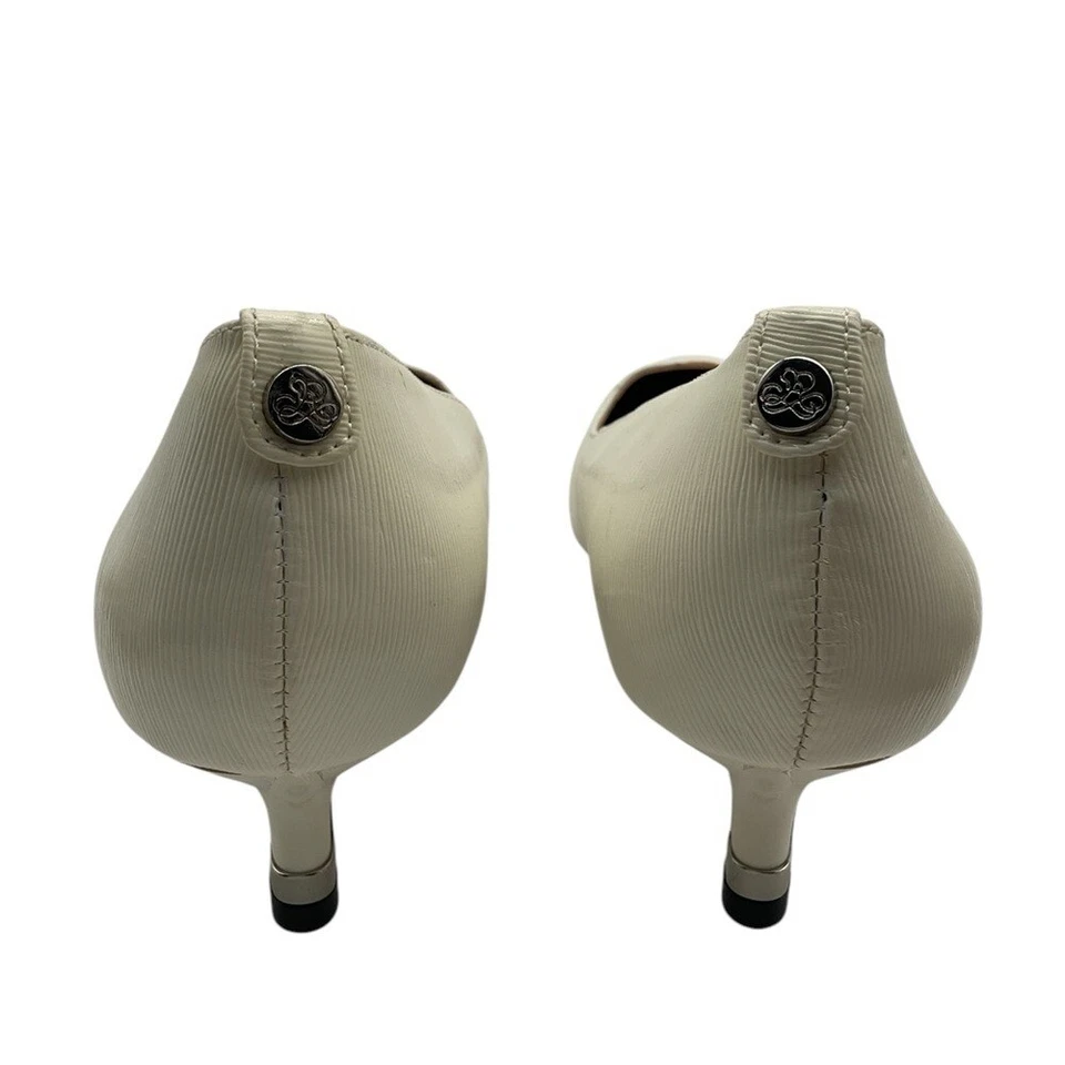 J.Reneé оплетка белый насос размер 9 Вт котенок каблук - Изображение 3 из 4