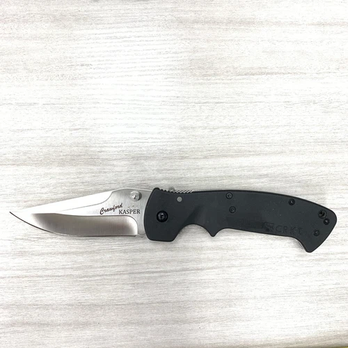 Vintage Columbia River CRKT 6773SZ Crawford Kasper Folding Pocket Knife