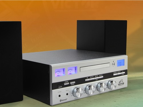 VICTOR Milwaukee 50 Watt CD Stereo System with Bluetooth, FM Radio & Speakers - Picture 12 of 12