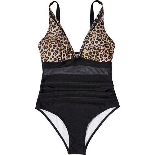Damen Push Up Gepolstert Monokini Bauchweg Bademode Badeanzug Strand Kostüm - Bild 10 von 16