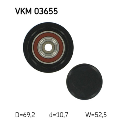 Alternator Freewheel Clutch Pulley SKF for V70 S80 XC70 XC60 V60 XC90 S60 Freela - Picture 2 of 6
