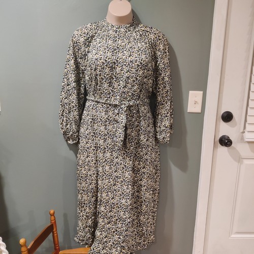 black floral H\u0026M dress long sleeve | eBay