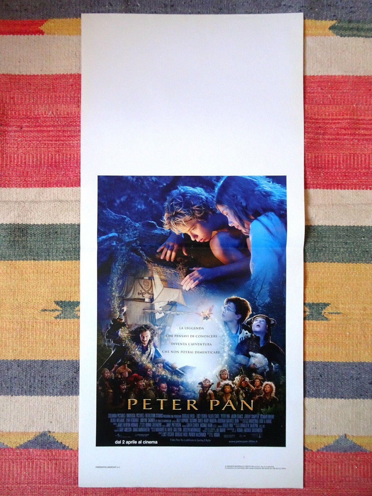 Locandina originale film Peter Pan (2004) - Regia di P. J. Hogan