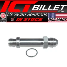 LSX Dry Sump Oil Pump Adapter M16-1.5 to -8AN Fitting LS LS1 LS3 Supply LT LT1