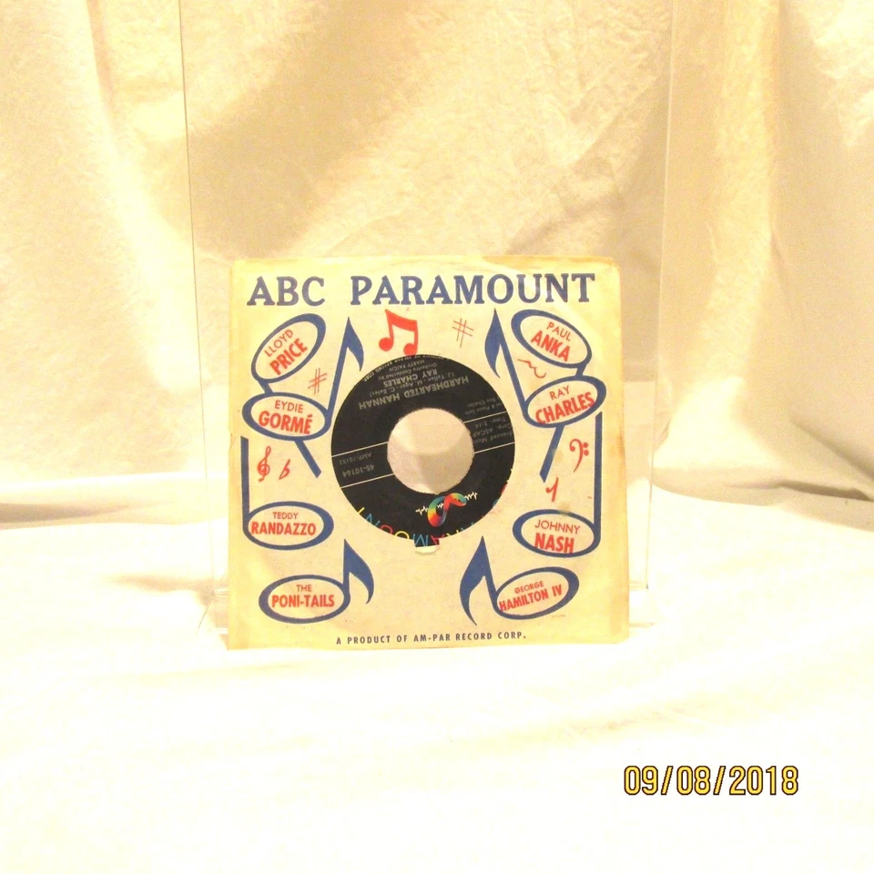 1960 Ray Charles Ruby  Vinyl 45rpm Single ABC Paramount Records 4510164 Funk - Image 2 of 4