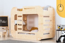 Kinderbett Holzbett Hausbett Etagenbett Hochbett bett für Kinder MUNDO