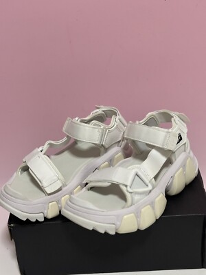 Onitsuka Tiger DENTIGRE STRAP 1183B256 WHITE WHITE 22cm US4 Used