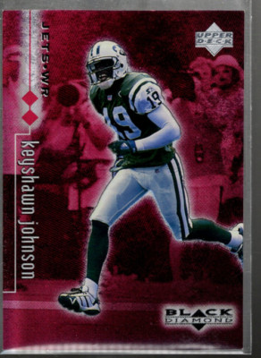 A5190- 1998 Black Diamond Rookies Double #60 Keyshawn Johnson /3000 - NM-MT