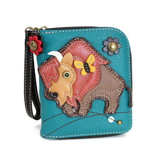 Chala Zip Wallet Animal Cow, Panda, Sloth, Llama, Frog, Monkey, Fox, etc. NWT - Picture 24 of 92