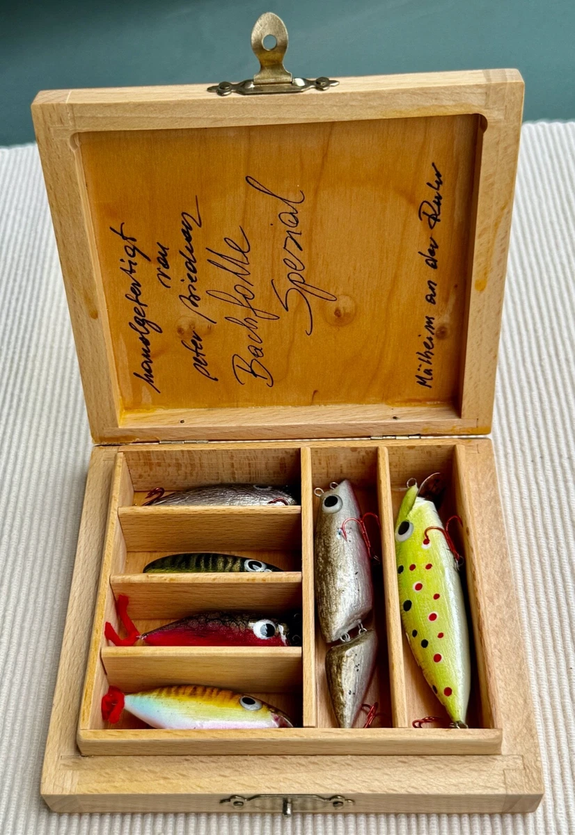 Wobbler Artisanal Peter Biedron 22,7cm - Leurre Odorant 2 Pièces, Neuf En Boîte