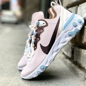 NIKE REACT ELEMENT 55 TRAINERS ROSE BLUE SIZE UK 9.5 US 12 EU 44.5  CN3591-600 | eBay