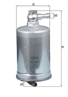 Mahle Original KL599 Kraftstofffilter FüR Audi