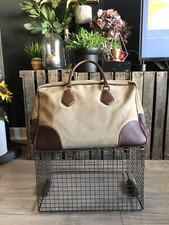 100% AUTHENTIC PRADA Classic Canvas Unisex Message Bag / Soft Briefcase