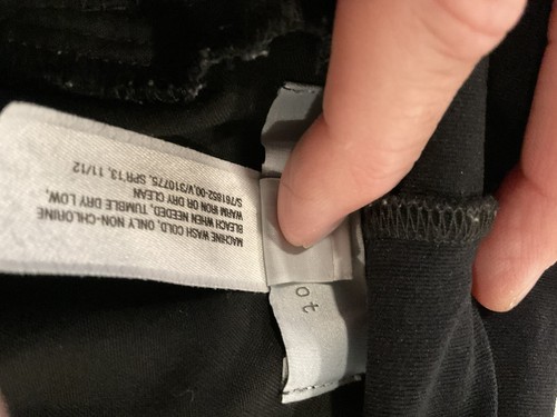 Gap Maternity Women's Modern Boot Cut Pants Trousers Size 8A Stretch True Black - Picture 7 of 8