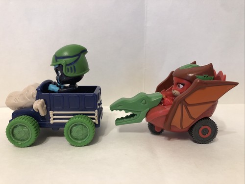 Pj Masks Dino Trouble Vehicles (lot Of 4) - Picture 4 of 6