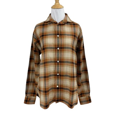 Flannel Polo Shirt Womens NWT Polo Ralph Lauren Women's Multicolor