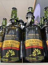 Trader Joe's Premium Extra Virgin Olive Oil Cold Pressed 32 FL OZ