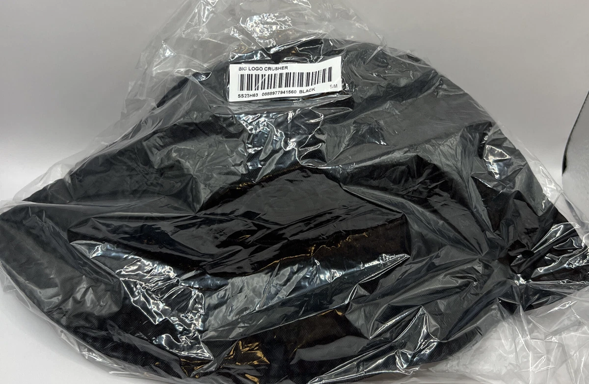 SUPREME OUTLINE CRUSHER BLACK SIZE S/M SS23 WEEK 11 (100% AUTHENTIC) BRAND NEW