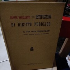 Istituzioni di diritto pubblico. Il nuovo diritto pubblico italiano 1934
