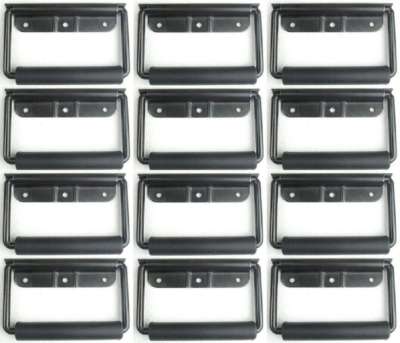 12 x Gefederter Klappgriff 130x77 Kistengriff Boxengriff Tragegriffe Tragegriff
