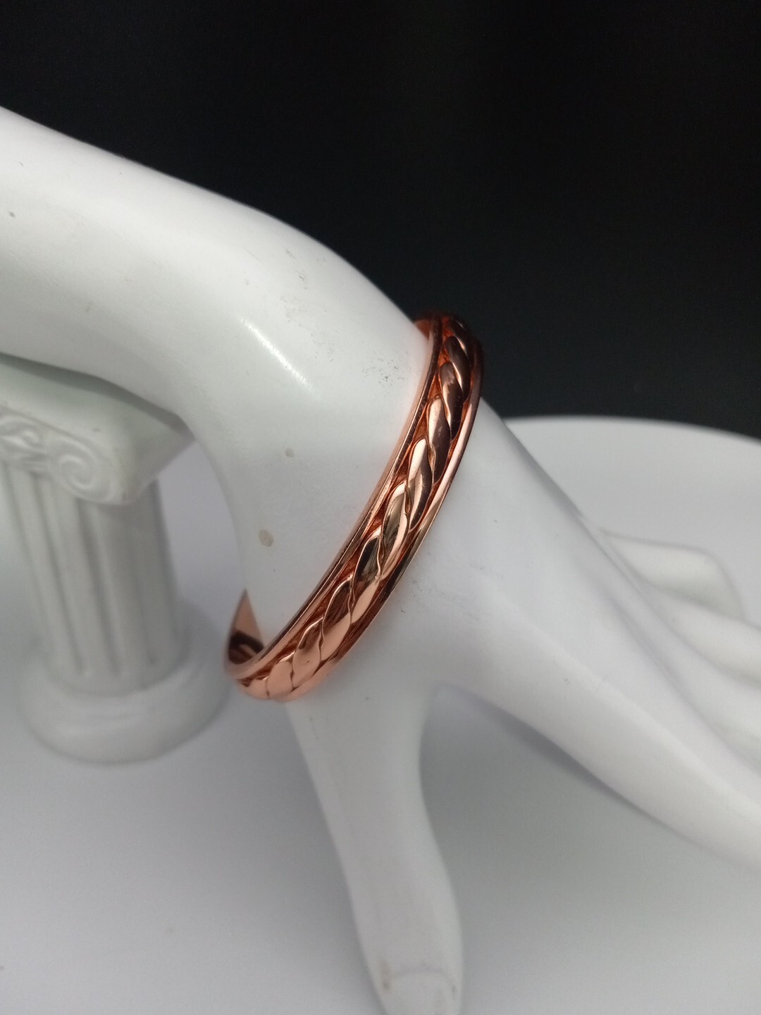 SOLID COPPER  Magnetic Therapy Twisted Detailed 1… - image 5