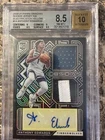 2020-2021 Obsidian Anthony Edwards Rookie Jersey Ink Etch Yellow 10/10