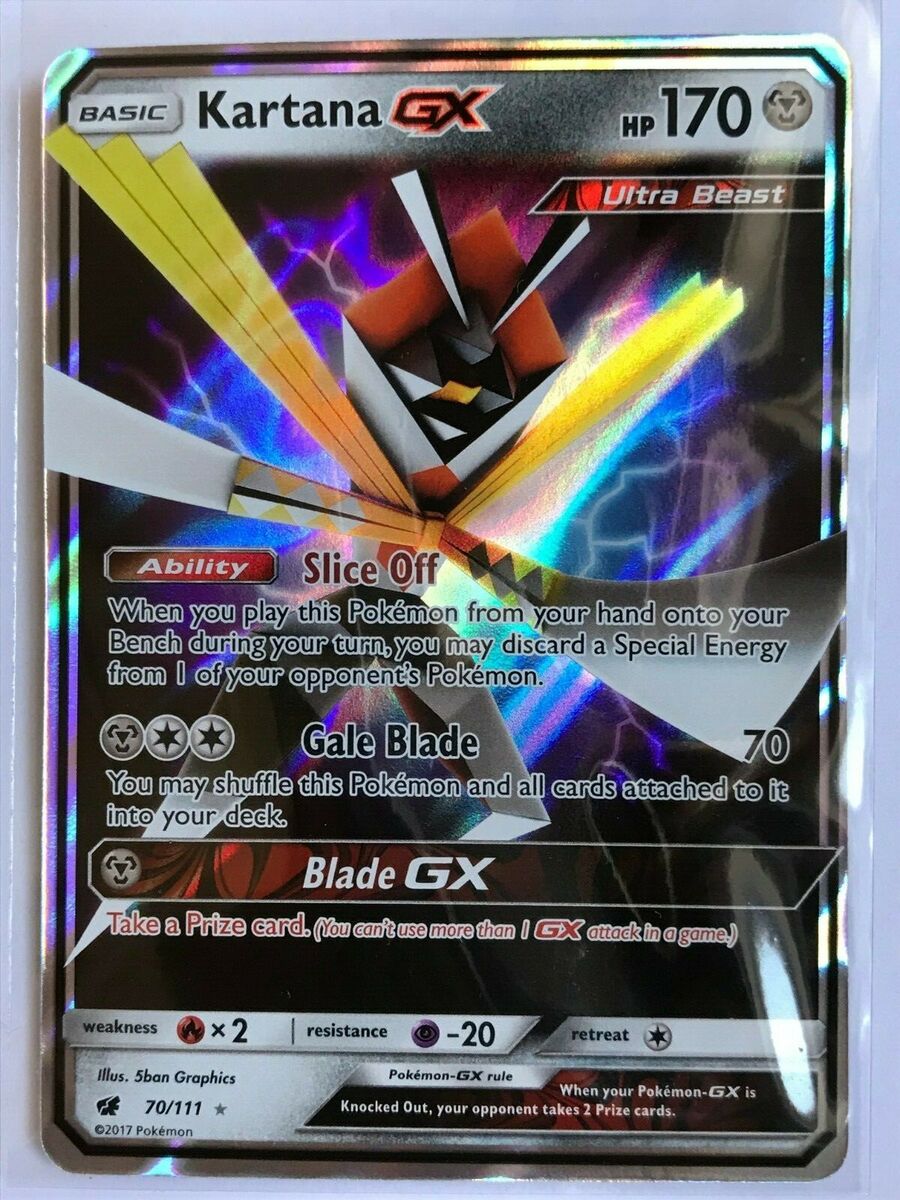 Kartana GX - 70/111 - Crimson Invasion – Card Cavern Trading Cards, LLC