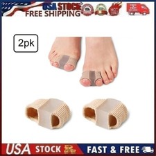 2pk Bunion Toe Separators for Overlapping Toes Women Men, Gel Toe Spacers Unisex
