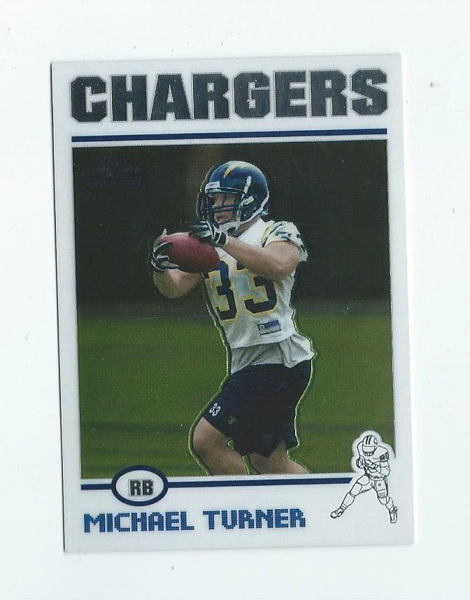 2004 Topps Chrome #203 Michael Turner RC Rookie Chargers Falcons