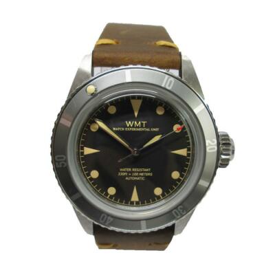 Montre Plongeuse Automatique Walter Mitt Sea Diver Blue Vintage - Acier 316L, Bracelet Jubilé, 100m WR