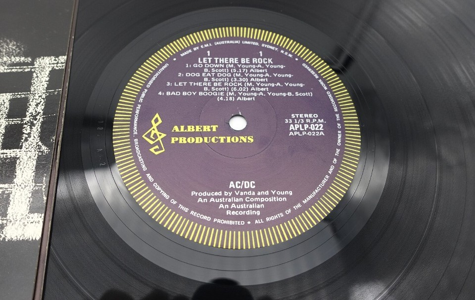 AC/DC Vol. 1 Box Set 7 x Viny LP Records 1980 Alberts OZ Blue Label 1st ...