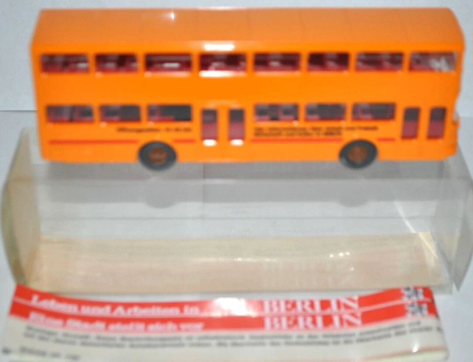Wiking 730 (730/14) MAN Double Deck Bus ("Berlín Publicidad") - NUEVO con CAJA Foto 2 de 4