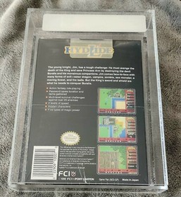 Hydlide New Nintendo NES Factory Sealed Beautiful CAS NOT VGA 85 HIGH GRADE